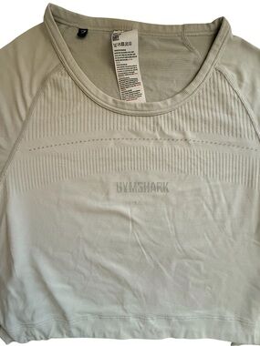 Gymshark Light Sage Seamless Crop Top